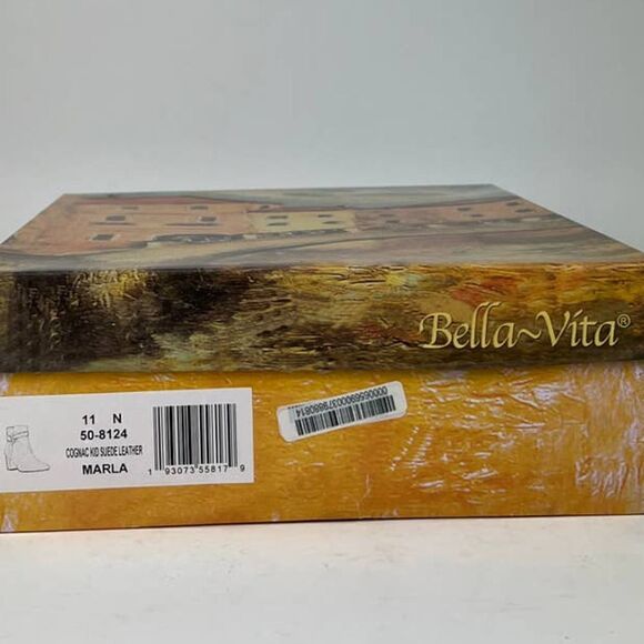 New Bella Vita Women US 5.5 & 11 Brown Suede Block Heel Ankle Boots  | $168 - Picture 8 of 9